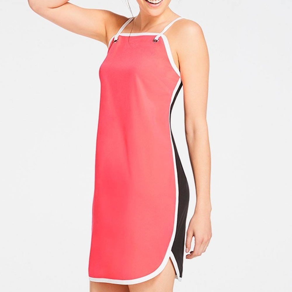 Fabletics 2 Tone Colorblock Dress Y2K Vibe Size S
